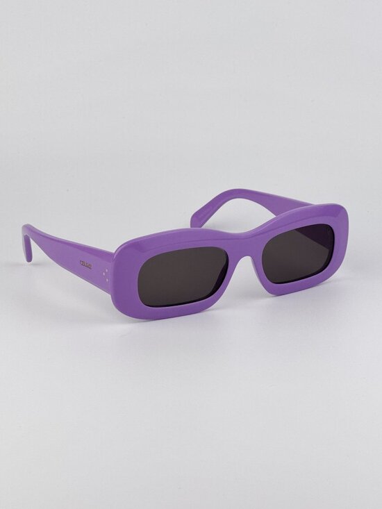 Celine Women Sunglasses Purple Grey Rectangle CL40294I 78A NEW AUTHENTIC main image 7